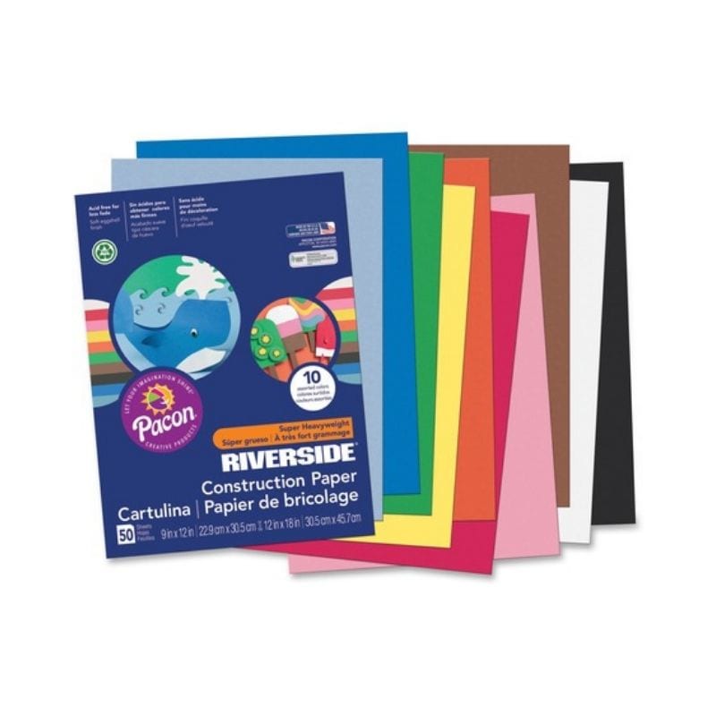 Construction Paper (Assorted Colors) 50/pk | Preface Bahamas