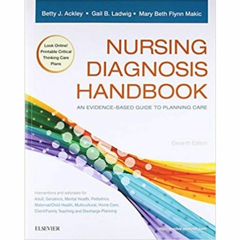 Nursing Diagnosis Handbook: An Evidence-Based Guide To Planning Care By ...